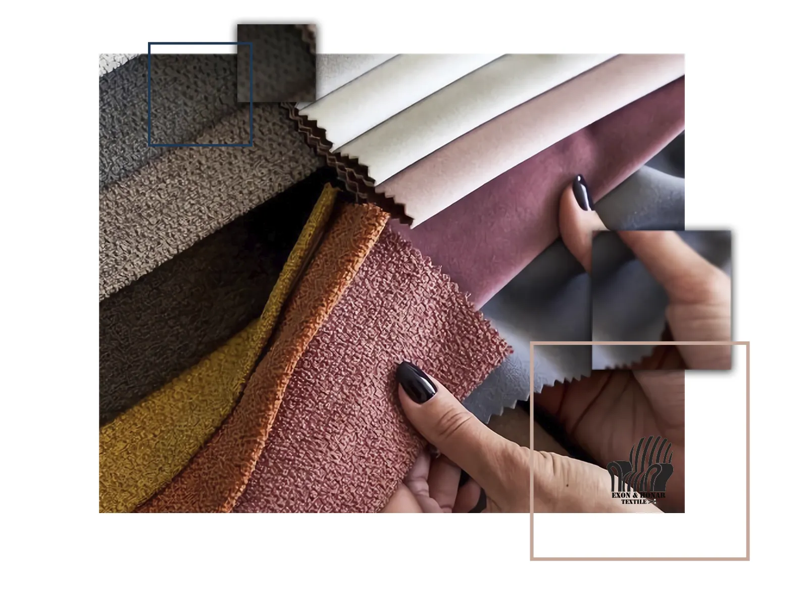 انواع پارچه‌های پرکاربرد در مبلمان (exon-honar.com)