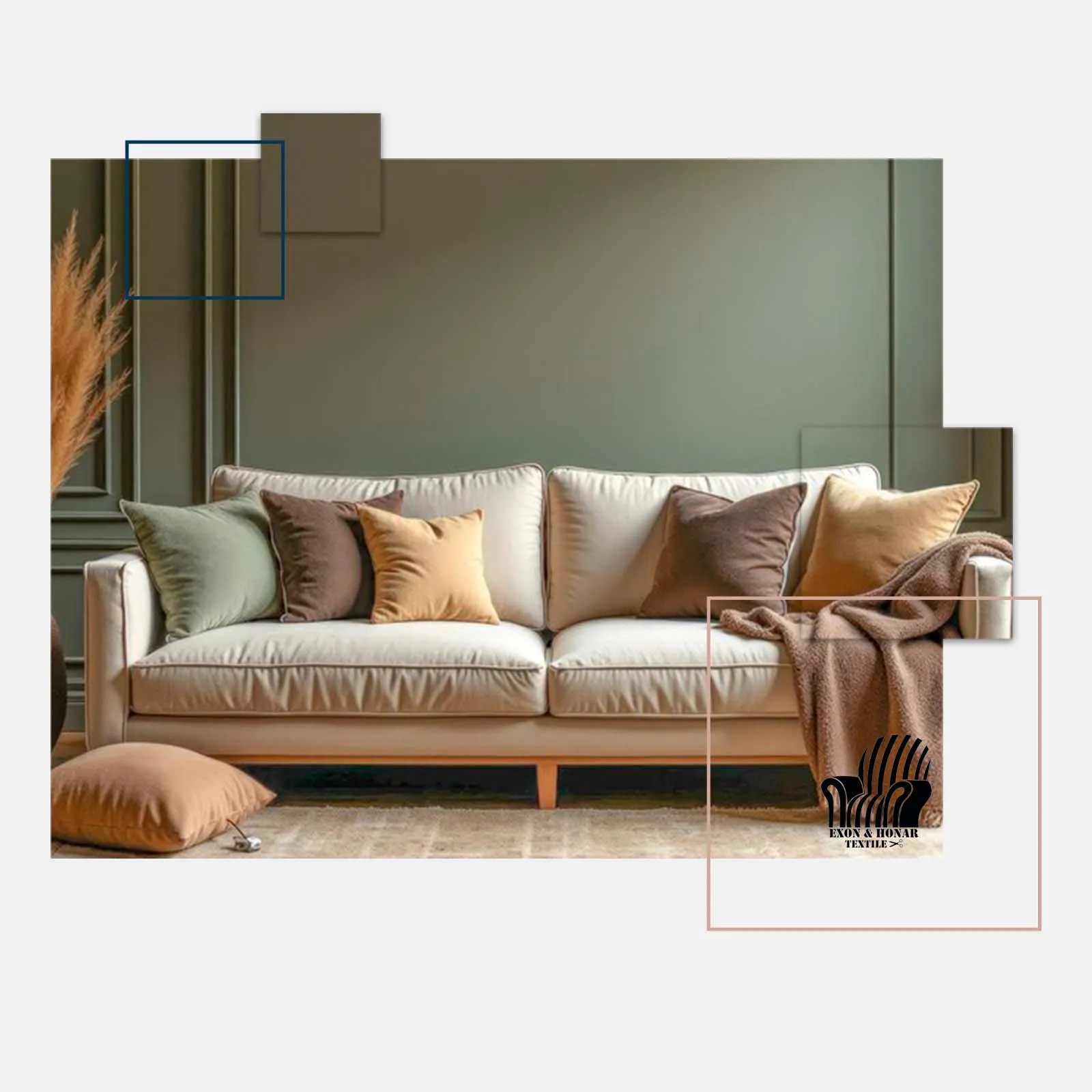 راهنمای جامع انتخاب پارچه مبلی راحتی بهترین جنس، رنگ و خرید هوشمندانه (۱۴۰۴) (exon-honar.com)